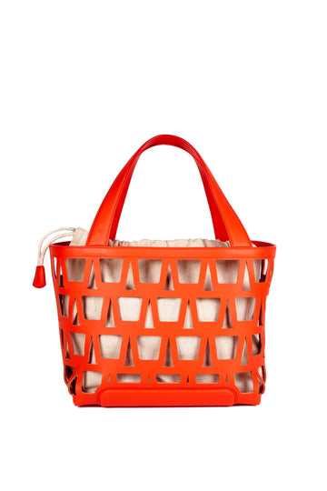 KAYLA TOTE 43 - VEAU ORANGE