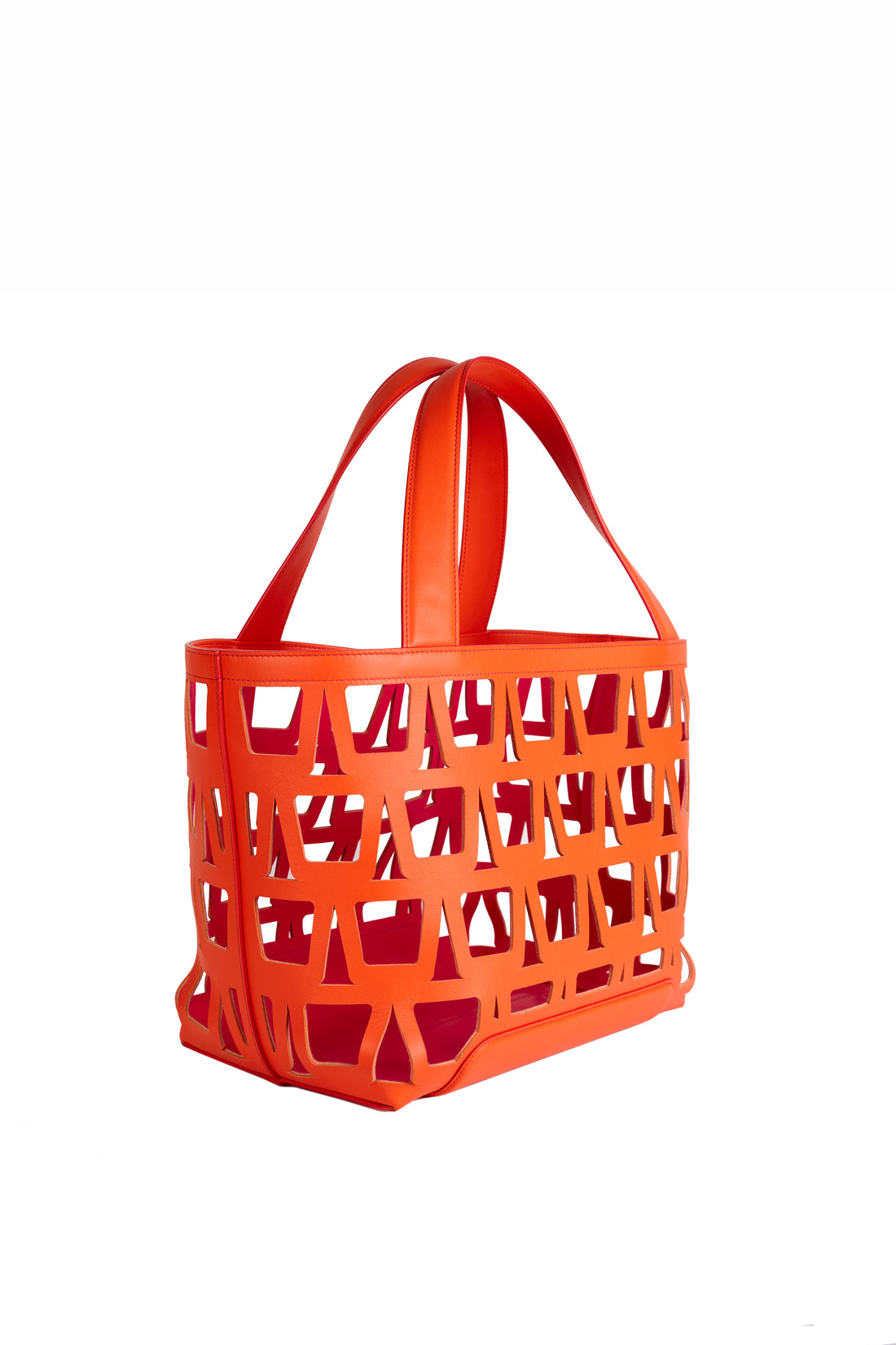 KAYLA TOTE 43 - VEAU ORANGE