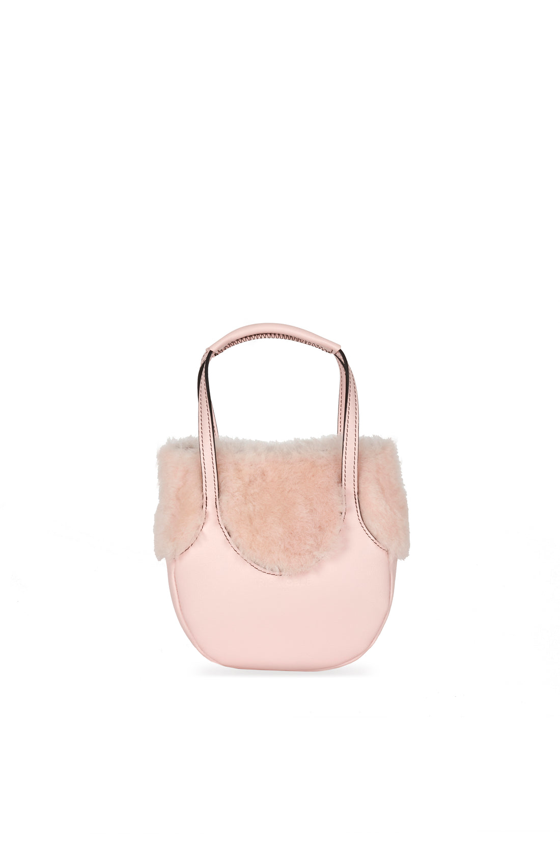 EJIAH 17 - SHEARLING ET VEAU ROSE CERISIER