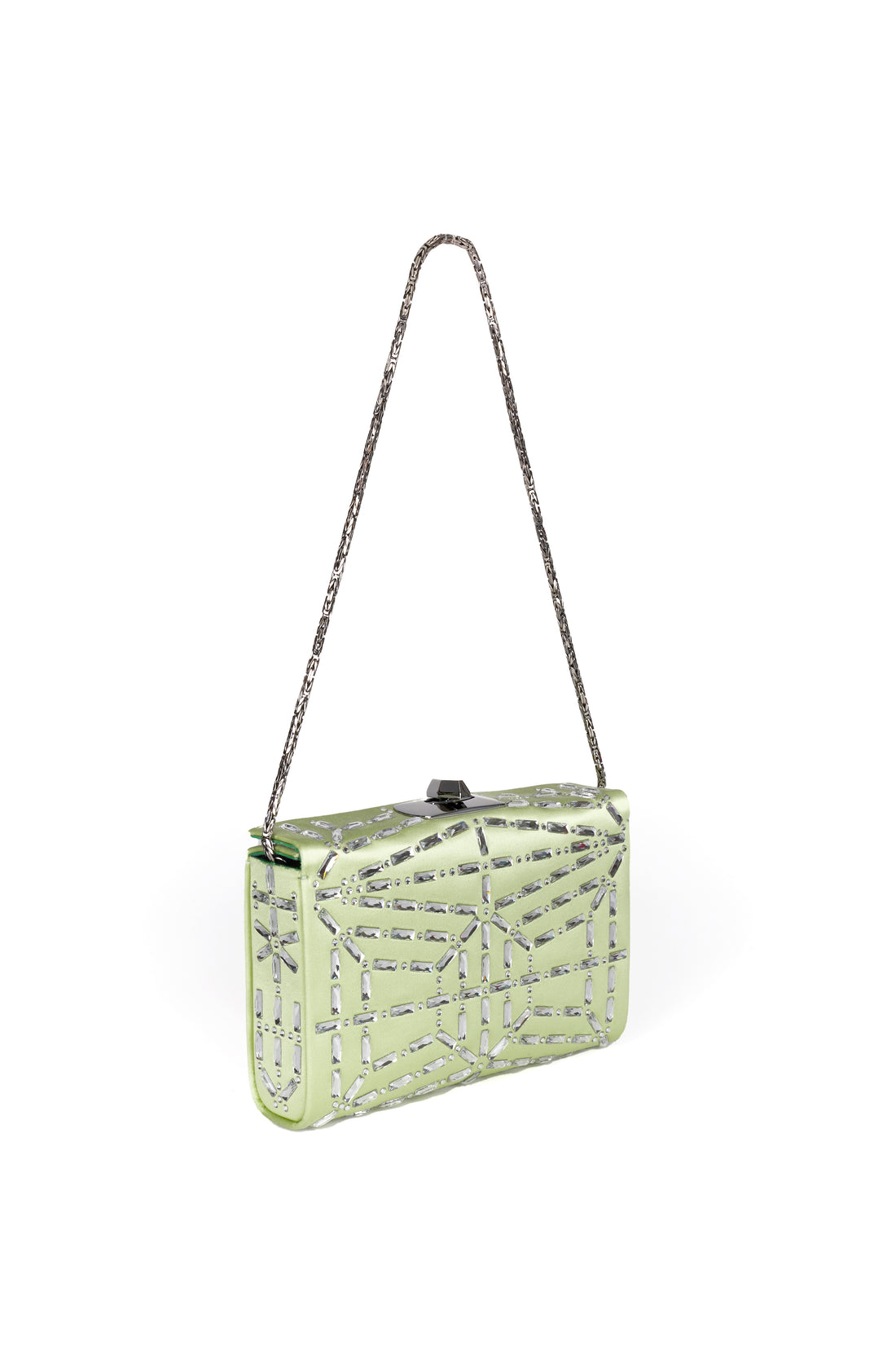 MINAL 18 - CRISTAUX TRAPEZE BAGUETTES - OLIVINE