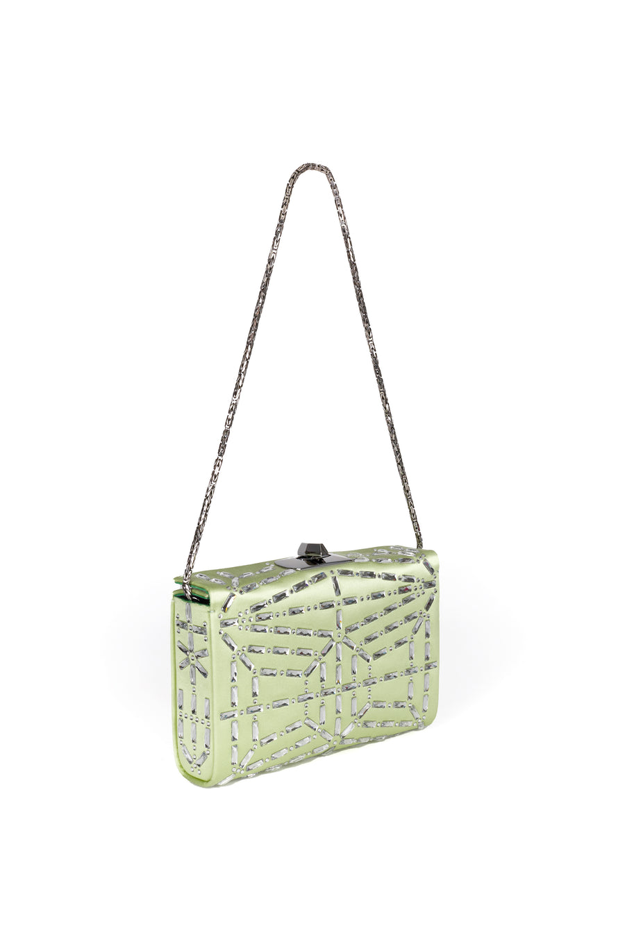 MINAL 18 - CRISTAUX TRAPEZE BAGUETTES - OLIVINE