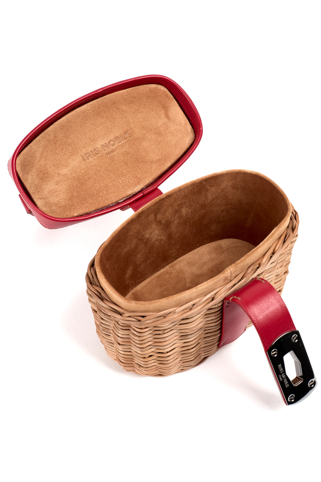 IVY 14 MINI - OSIER NATUREL ET VEAU ROUGE INDIEN