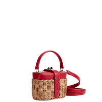 IVY 14 MINI - OSIER NATUREL ET VEAU ROUGE INDIEN
