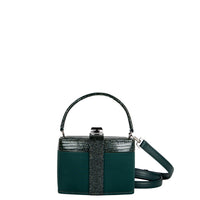 IVY 14 MINI - SATIN VERT SAPIN ET LEZARD VERT