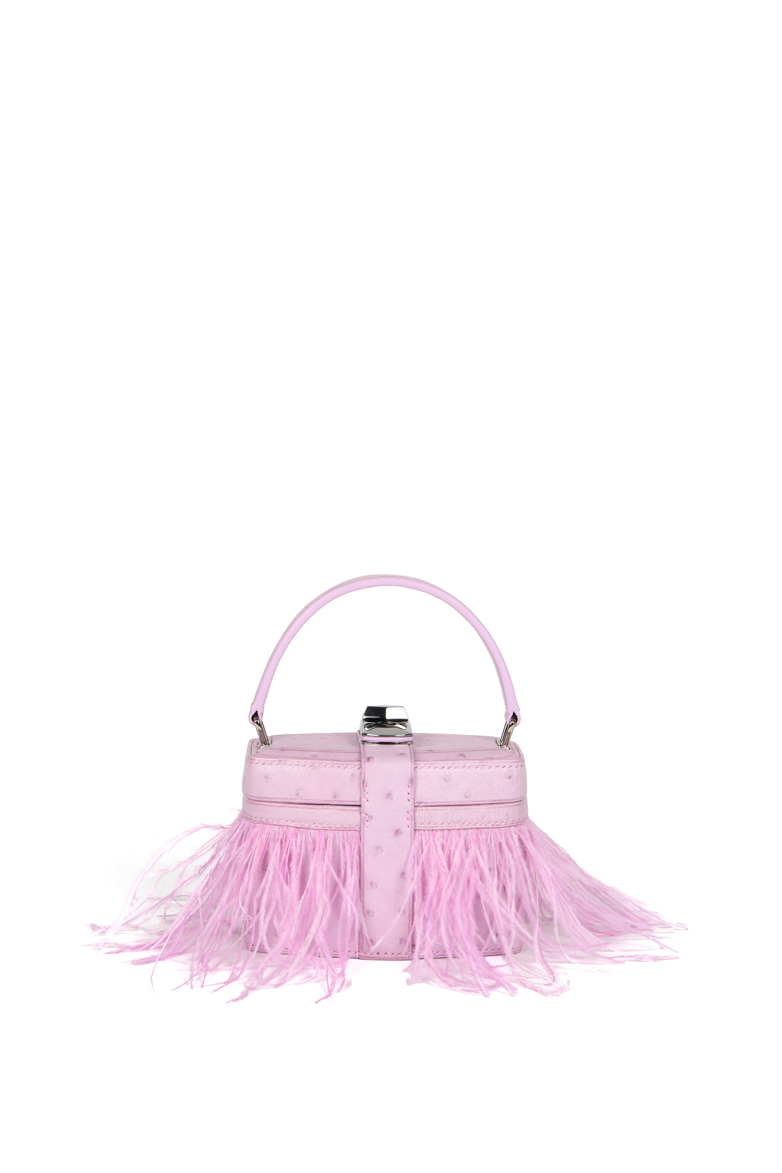IVY 14 MINI - AUTRUCHE LILA ET PLUME AZALEE