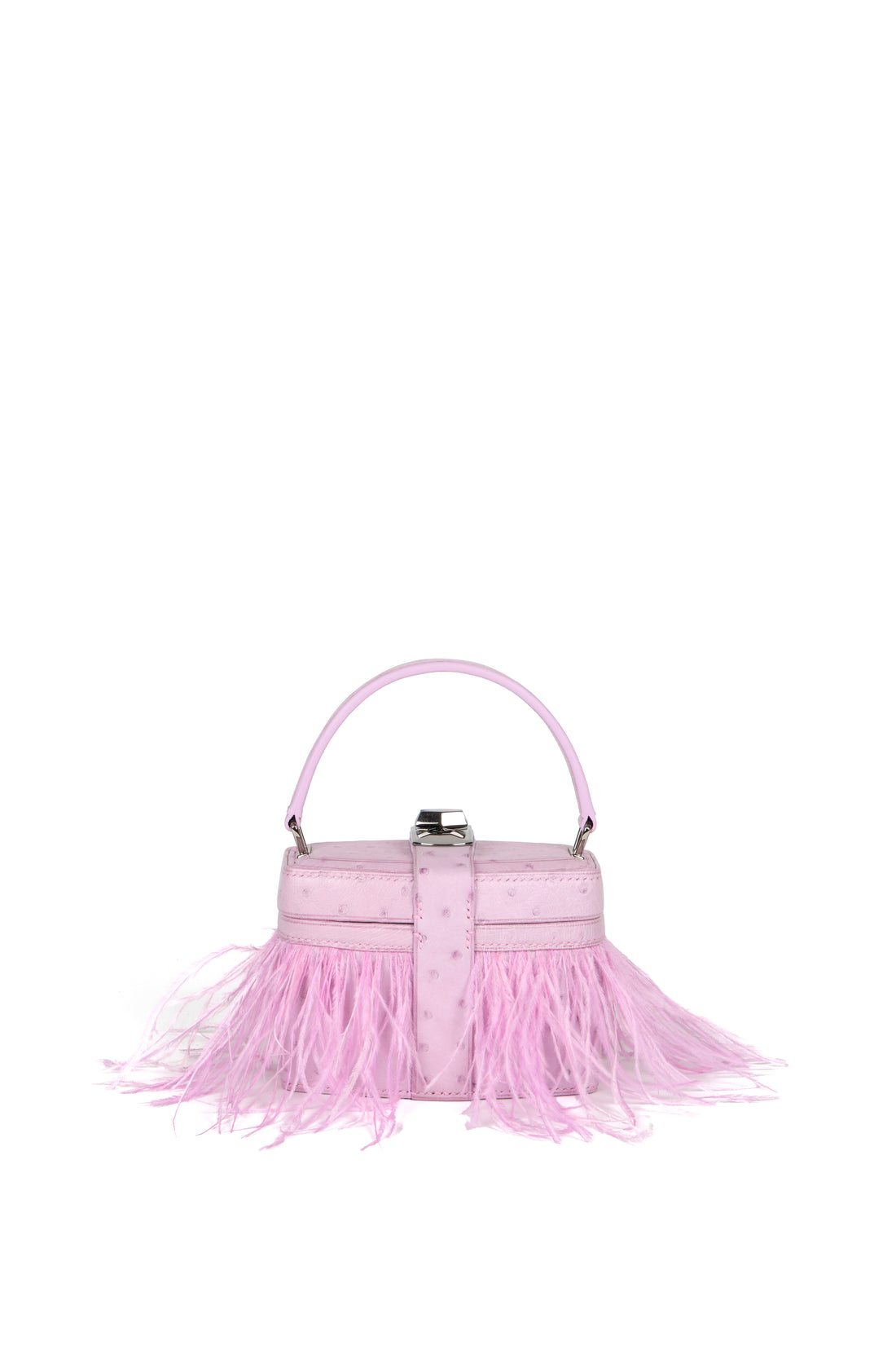 IVY 14 MINI - AUTRUCHE LILA ET PLUME AZALEE