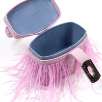 IVY 14 MINI - AUTRUCHE LILA ET PLUME AZALEE