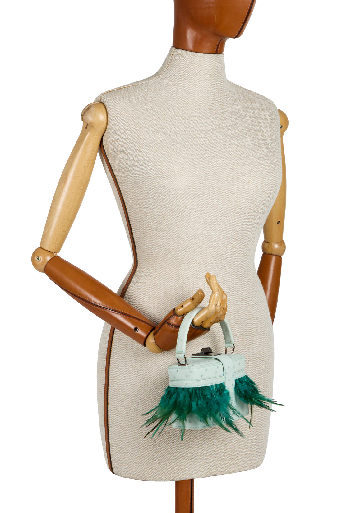IVY 14 MINI - AUTRUCHE MENTHE ET PLUMES VERONESE