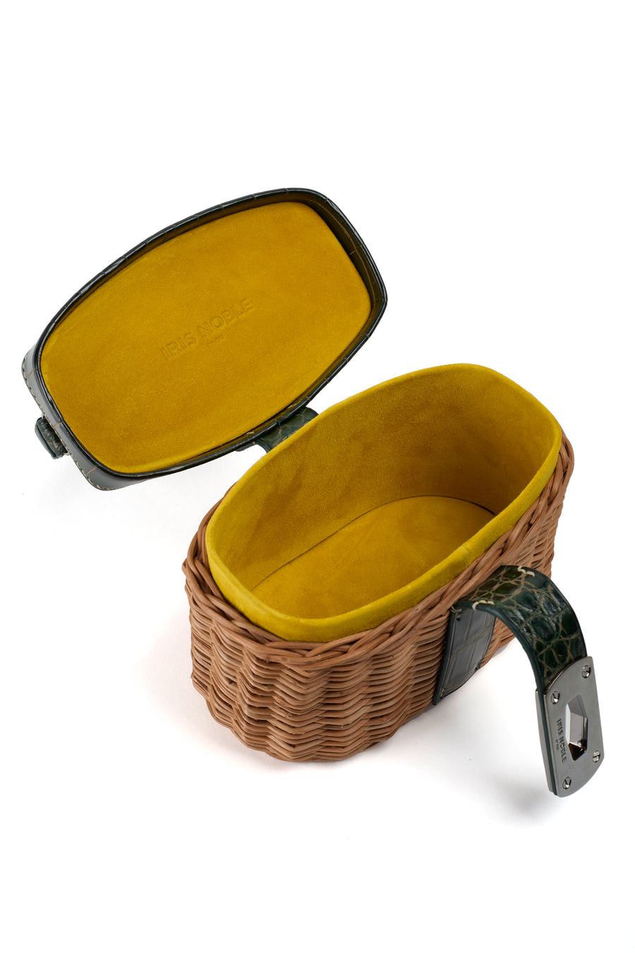 IVY 14 MINI - OSIER ET CROCODILE VERT VIEILLI