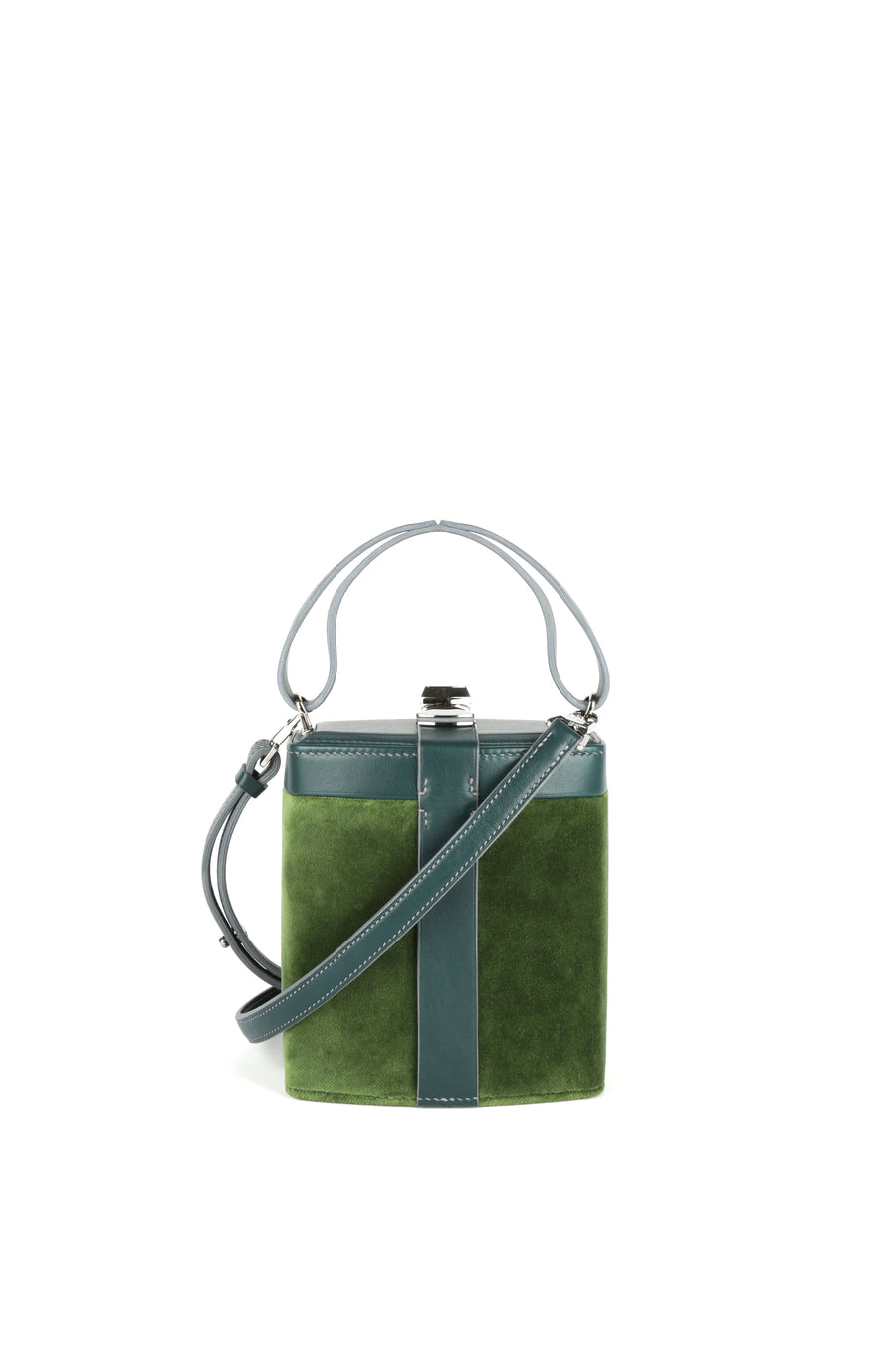 IVY 14 - VEAU VELOURS VERT MOUSSE
