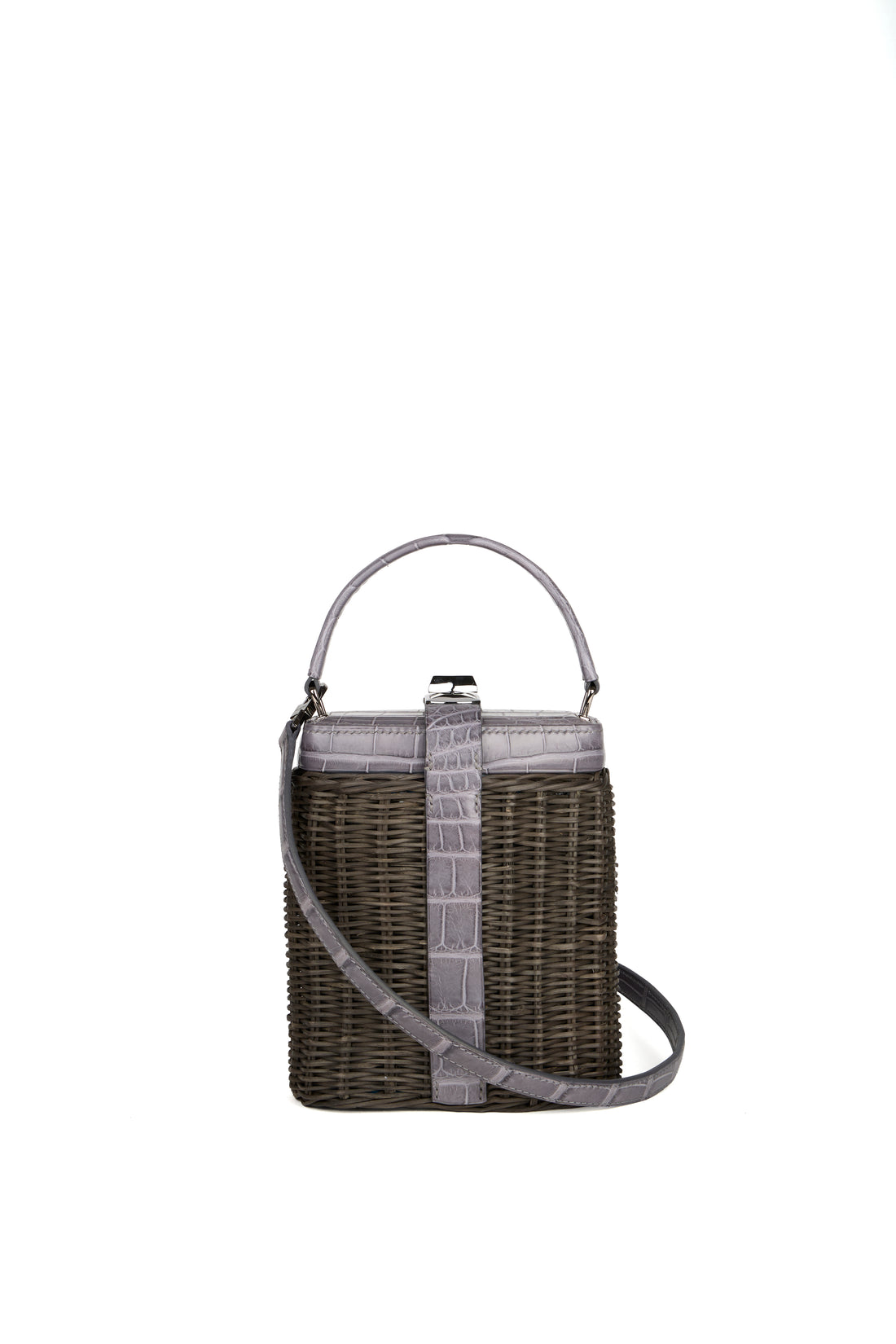 IVY 14 - OSIER NOIR ET CROCODILE GRIS