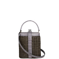 IVY 14 - OSIER NOIR ET CROCODILE GRIS