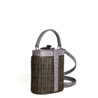 IVY 14 - OSIER NOIR ET CROCODILE GRIS