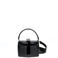 IVY 14 MINI - VEAU NOIR ET LAQUE NOIR