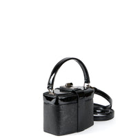 IVY 14 MINI - VEAU NOIR ET LAQUE NOIR
