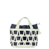 KAYLA TOTE 33 - CROCODILE BLANC DE ROI & DENIM