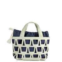 KAYLA TOTE 33 - CROCODILE BLANC DE ROI & DENIM