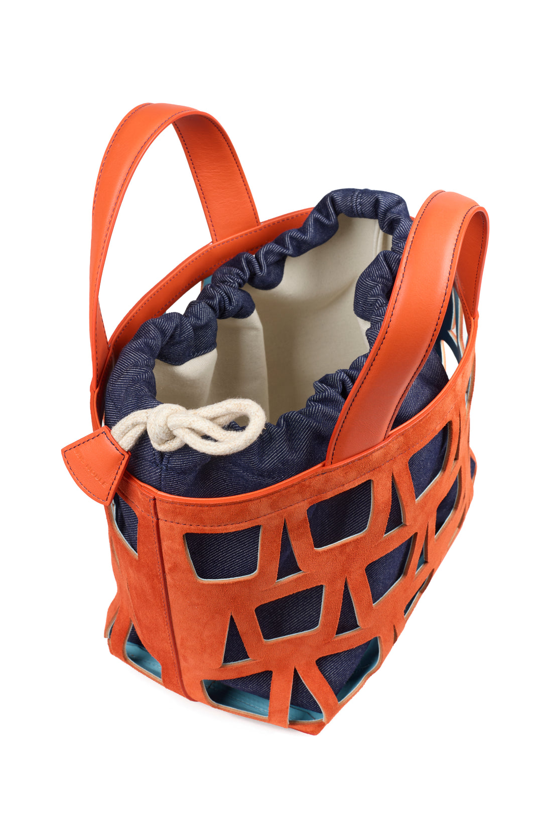 KAYLA TOTE 33 - SUEDE ET DENIM
