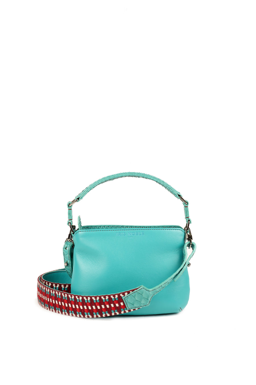 LESLIE 18 - VEAU PYTHON TURQUOISE