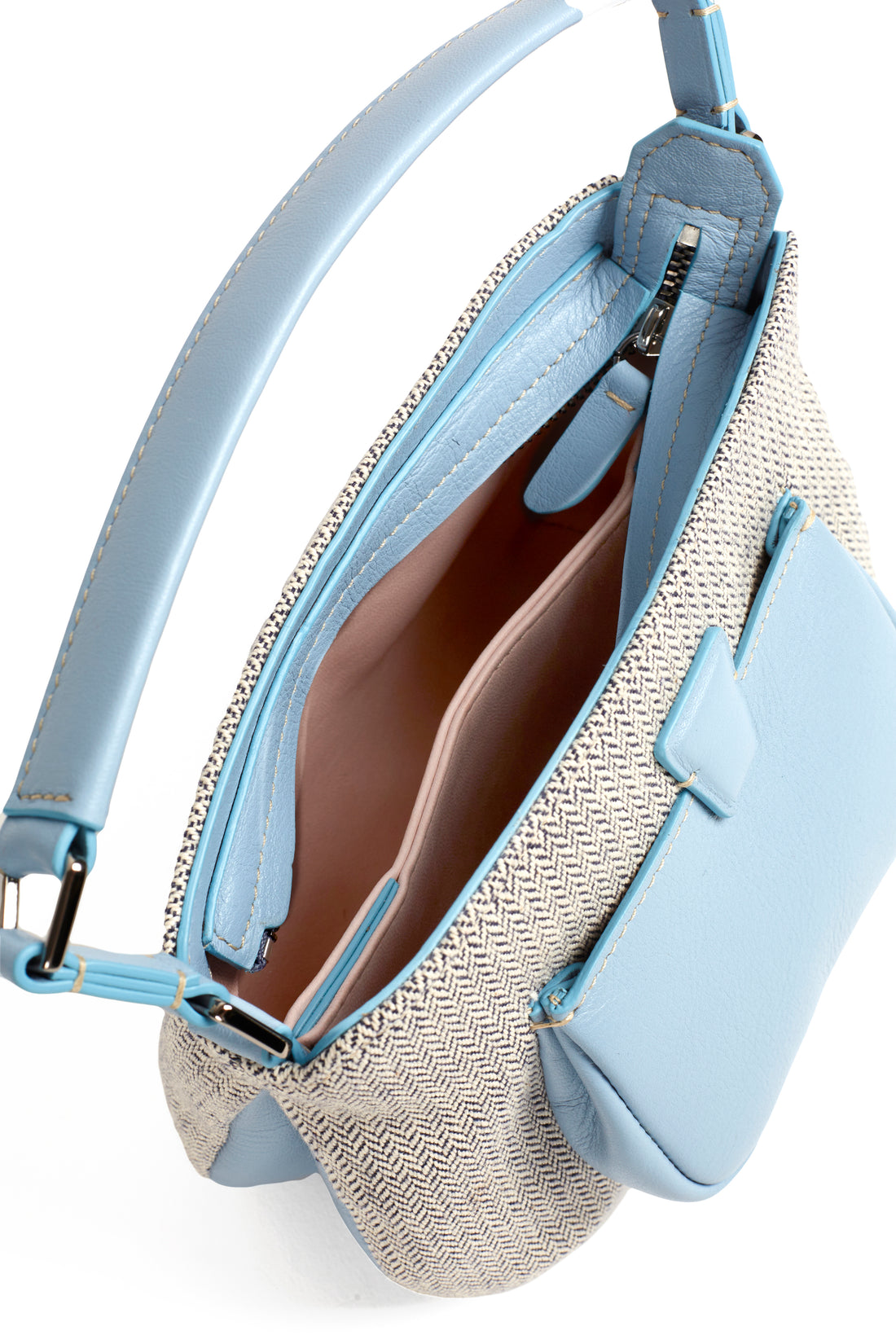 LESLIE 18 - TOILE BLEU ET VEAU BLEU FUMEE