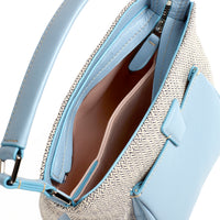 LESLIE 18 - TOILE BLEU ET VEAU BLEU FUMEE