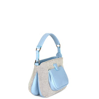 LESLIE 18 - TOILE BLEU ET VEAU BLEU FUMEE