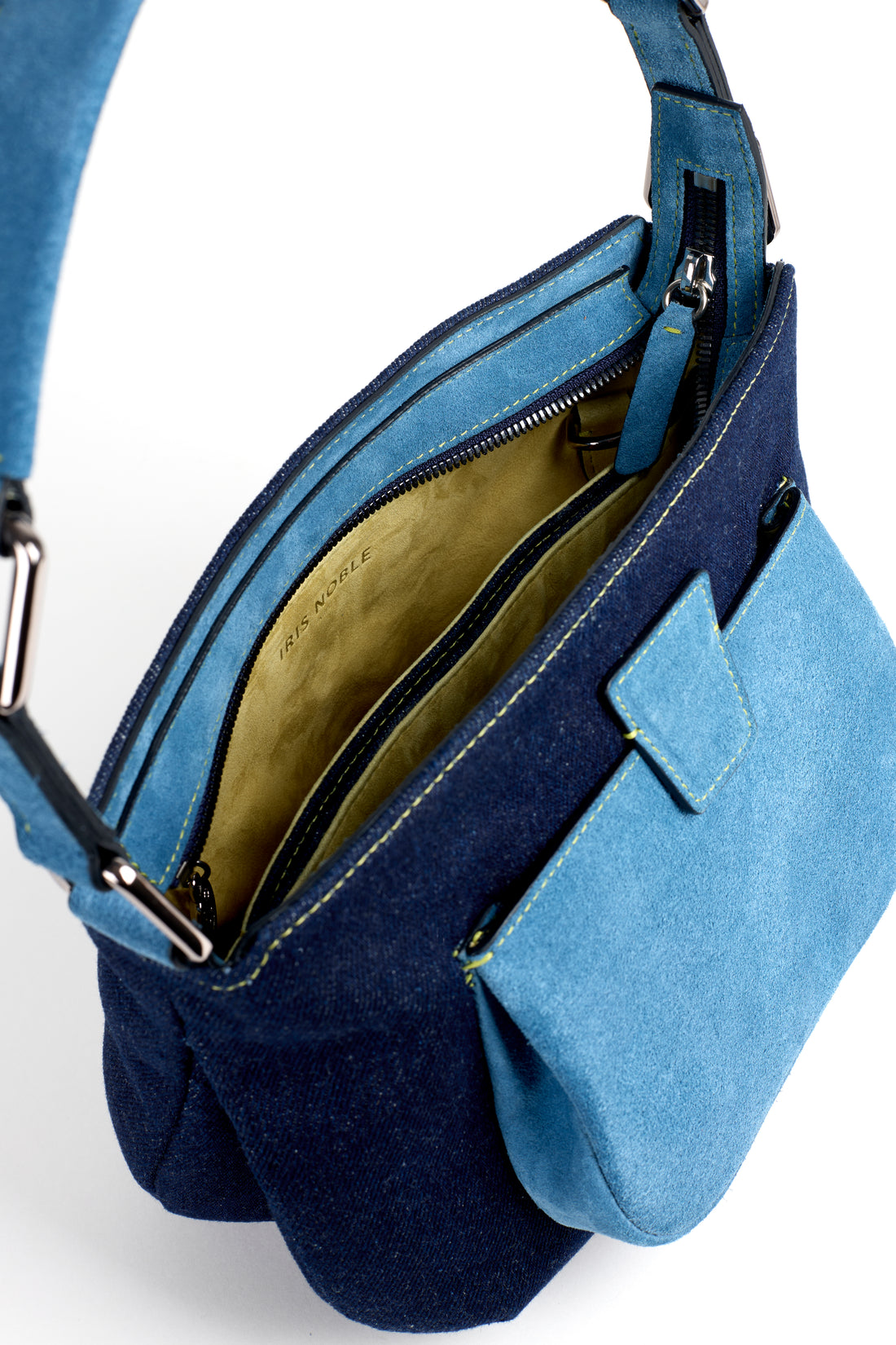 LESLIE 25 - DENIM ET SUEDE BLEU WATTEAU