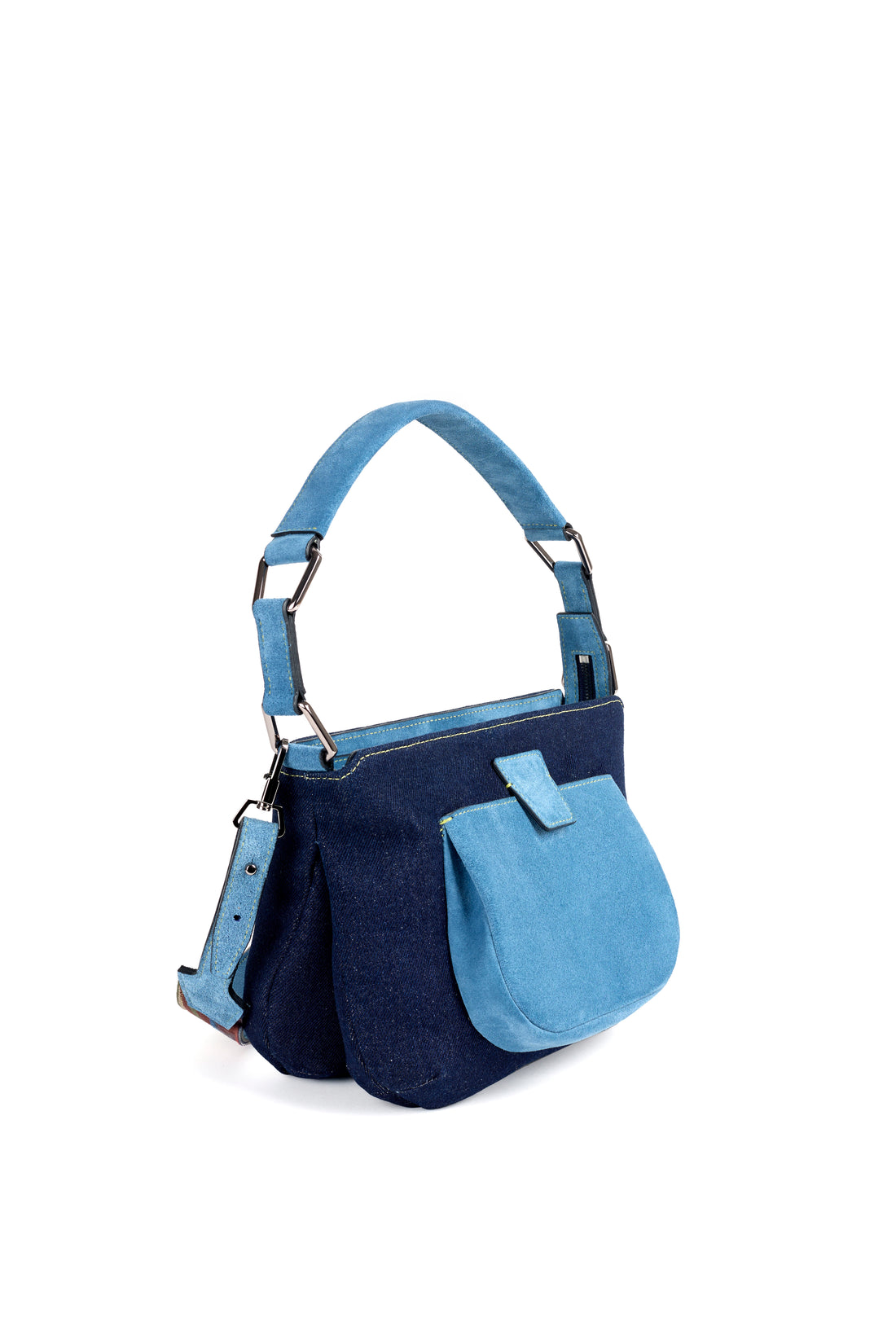 LESLIE 25 - DENIM ET SUEDE BLEU WATTEAU