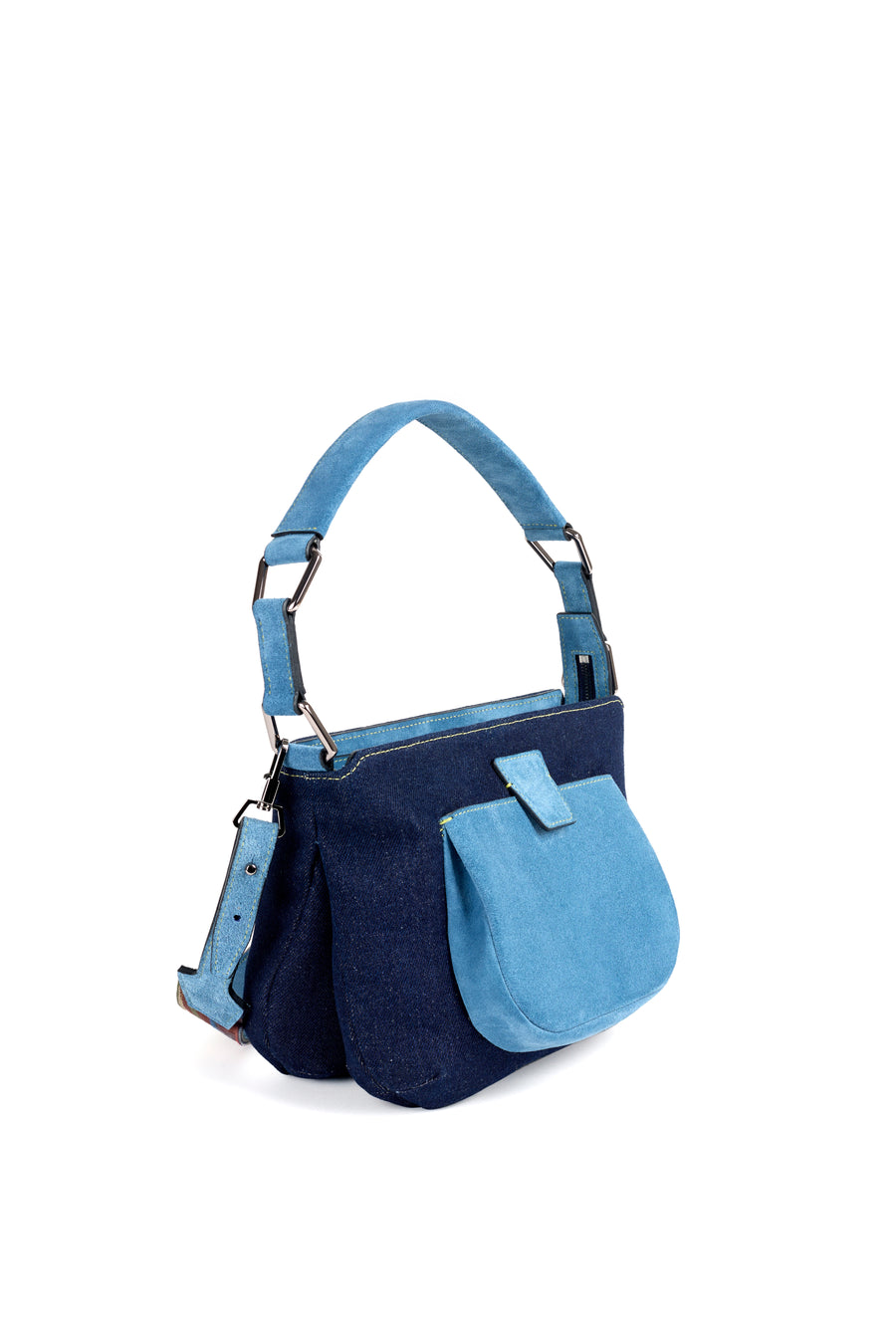 LESLIE 25 - DENIM ET SUEDE BLEU WATTEAU