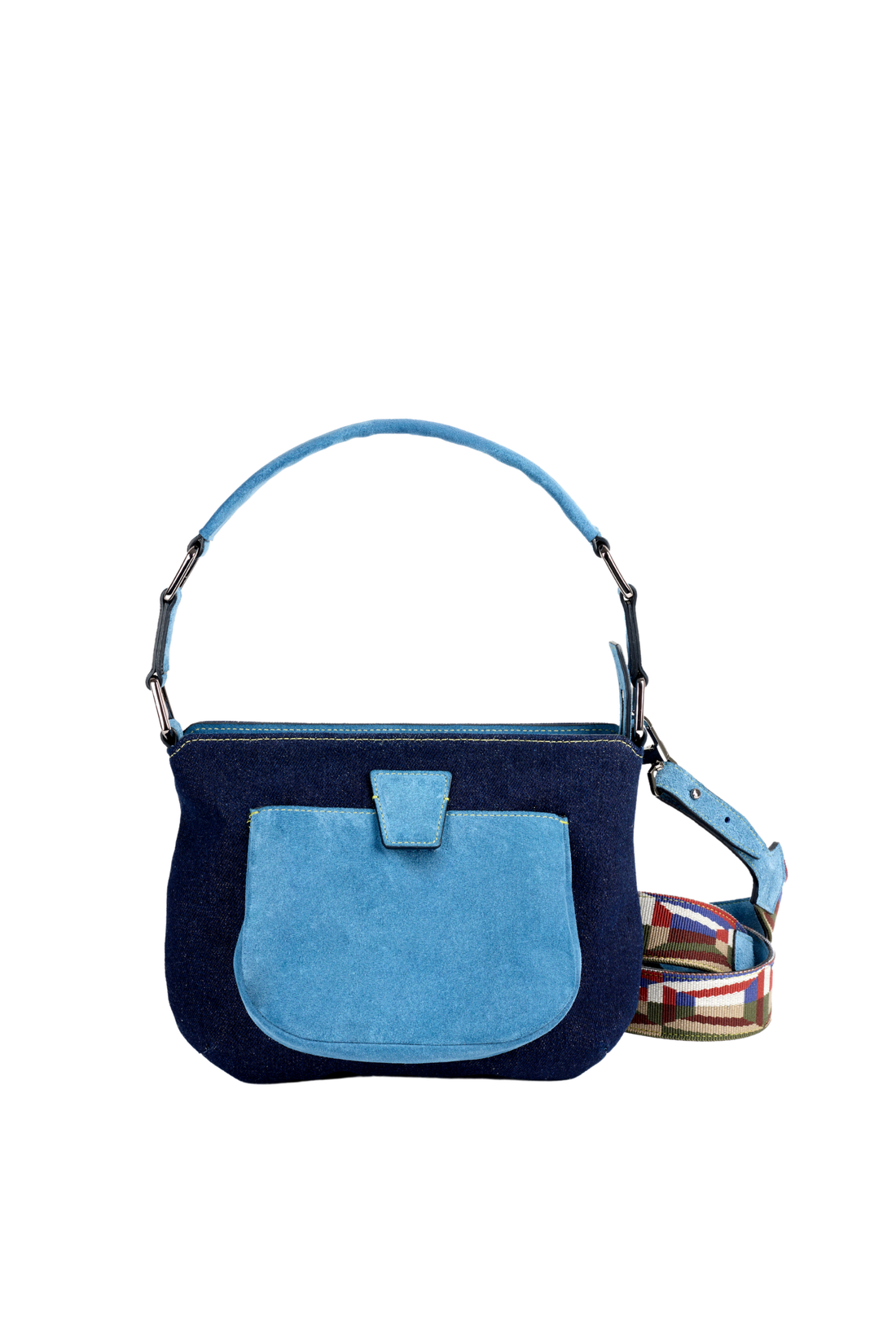 LESLIE 25 - DENIM ET SUEDE BLEU WATTEAU