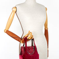 EJIAH 17 DUETTO - SATIN ET CRISTAUX SWAROVSKI BORDEAUX