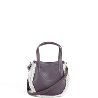 EJIAH 17 - VEAU PRUNE ET SHEARLING GRIS