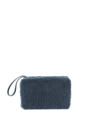 LISA 18 - SHEARLING ET VEAU BLEU