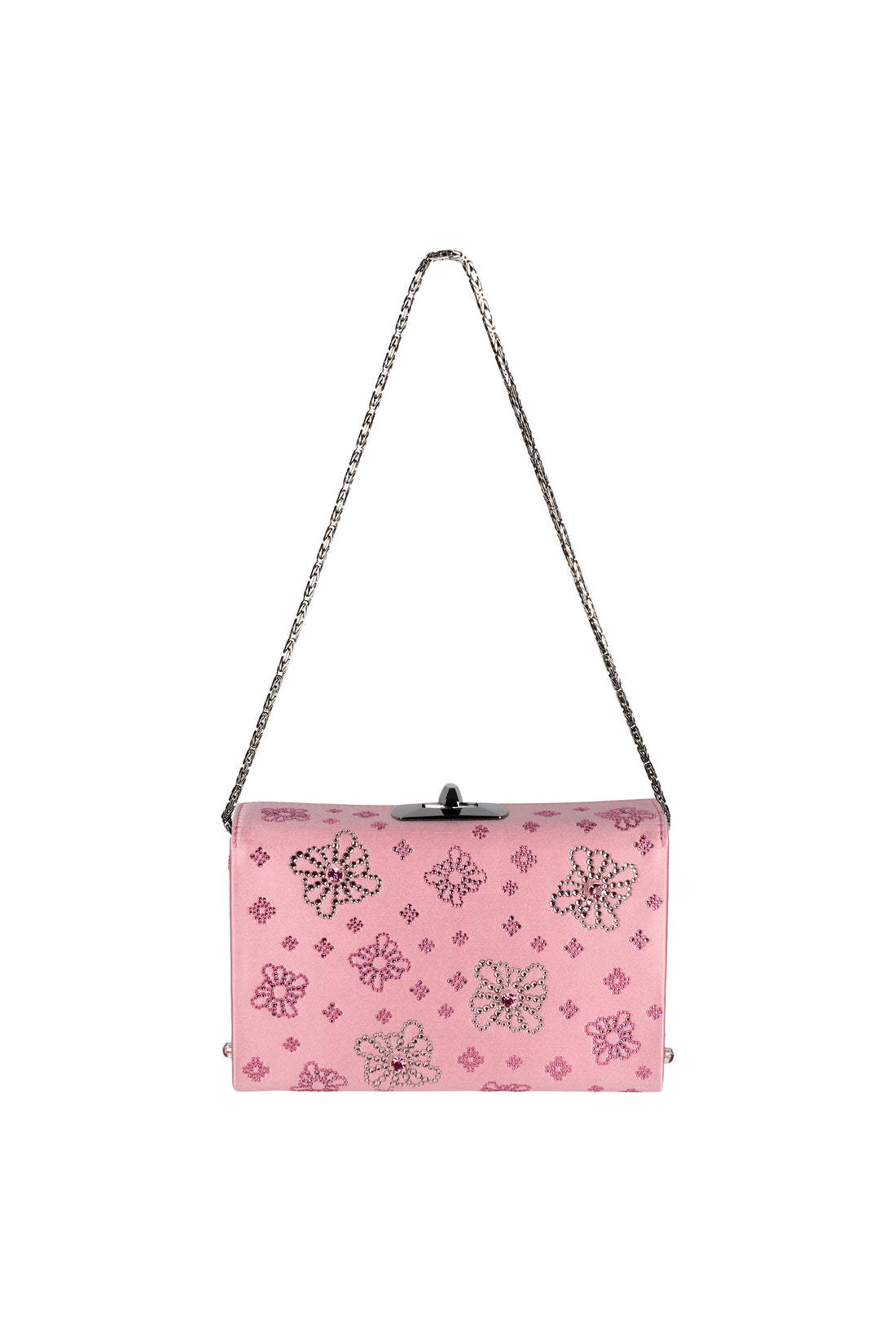 MINAL 18 - CRISTAUX MEDAILLON ROSE BAROQUE