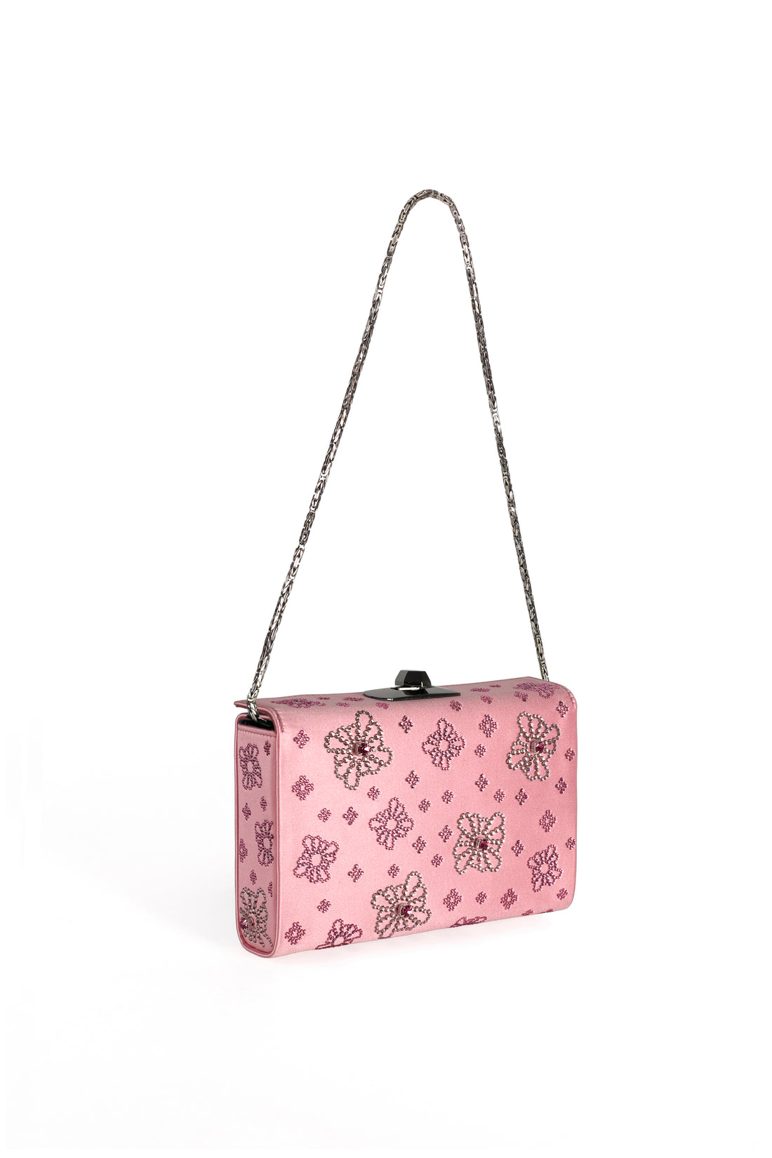 MINAL 18 - CRISTAUX MEDAILLON ROSE BAROQUE