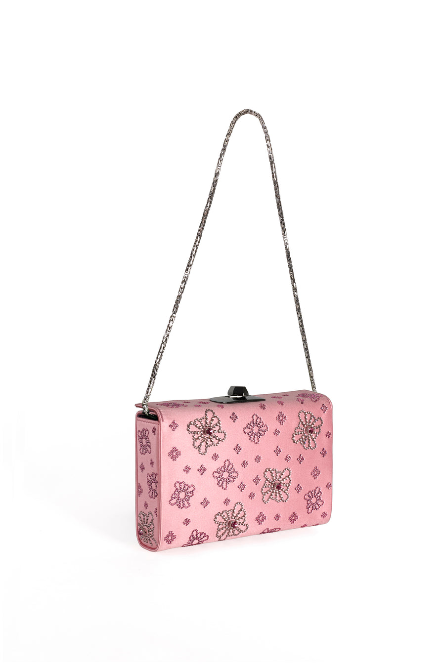 MINAL 18 - CRISTAUX MEDAILLON ROSE BAROQUE