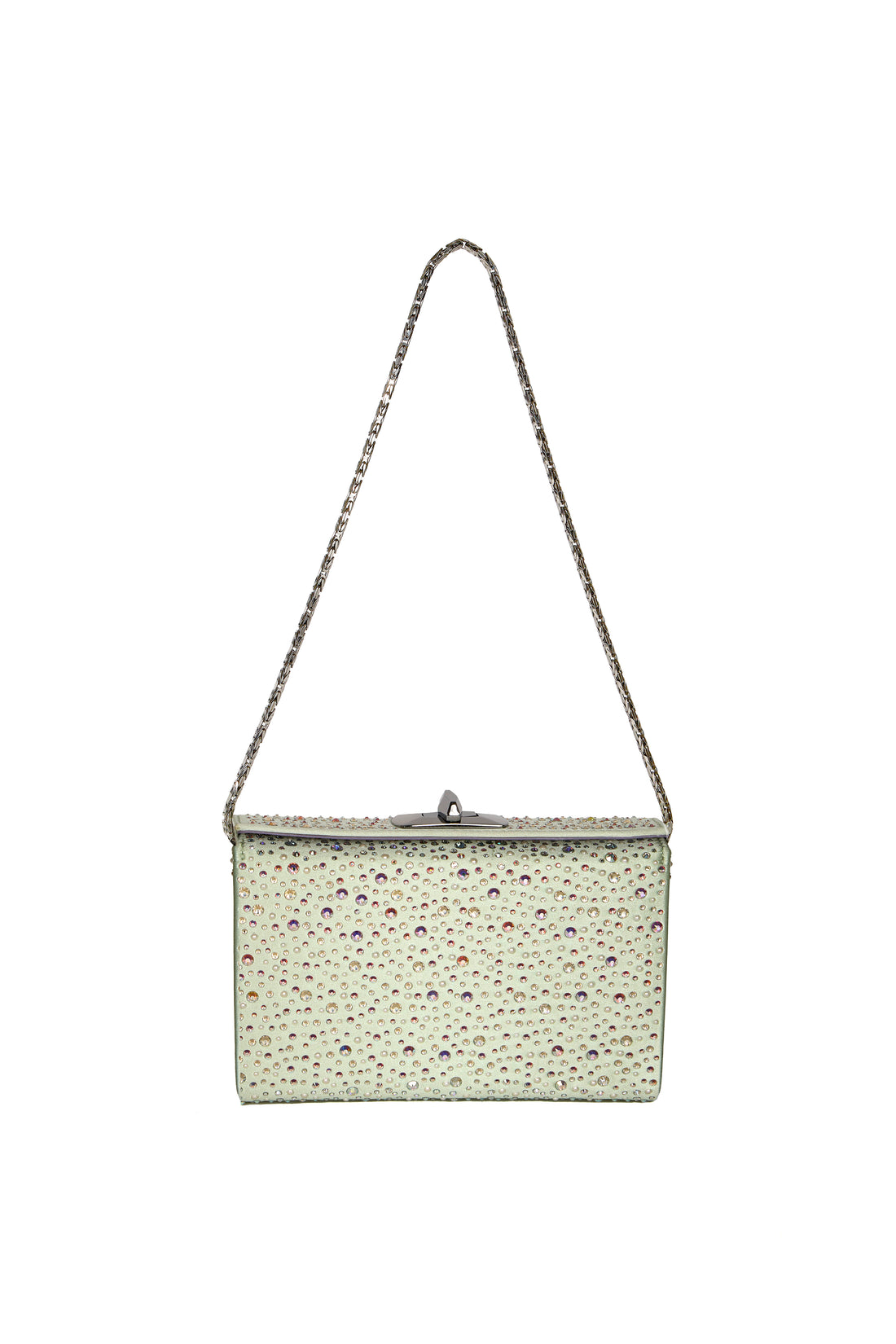 MINAL 18 - SWAROVSKI® CRYSTALS ET CABOCHON - VERT D'EAU