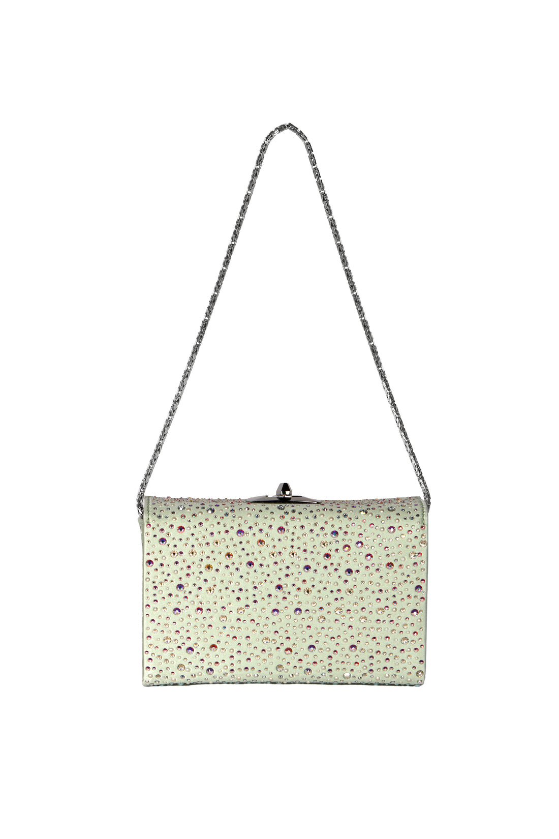 MINAL 18 - SWAROVSKI® CRYSTALS ET CABOCHON - VERT D'EAU