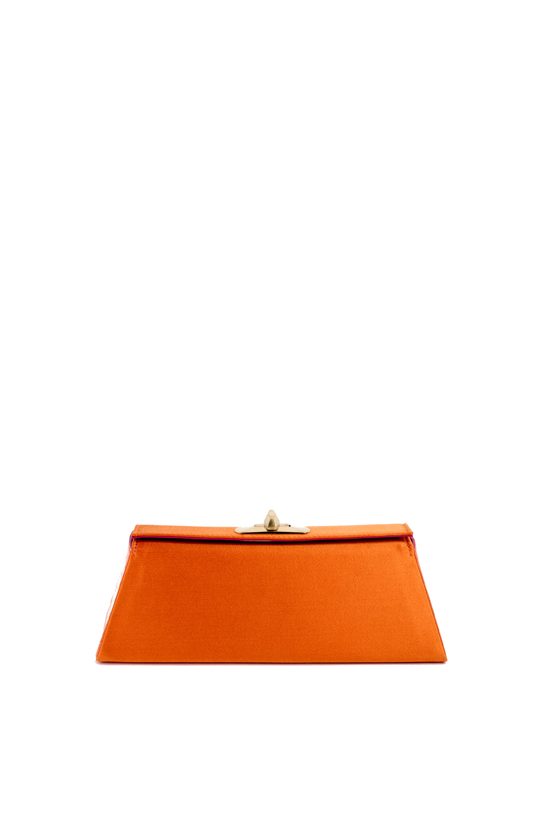 MINAL 22 - SATIN ET CROCODILE ORANGE TANGO