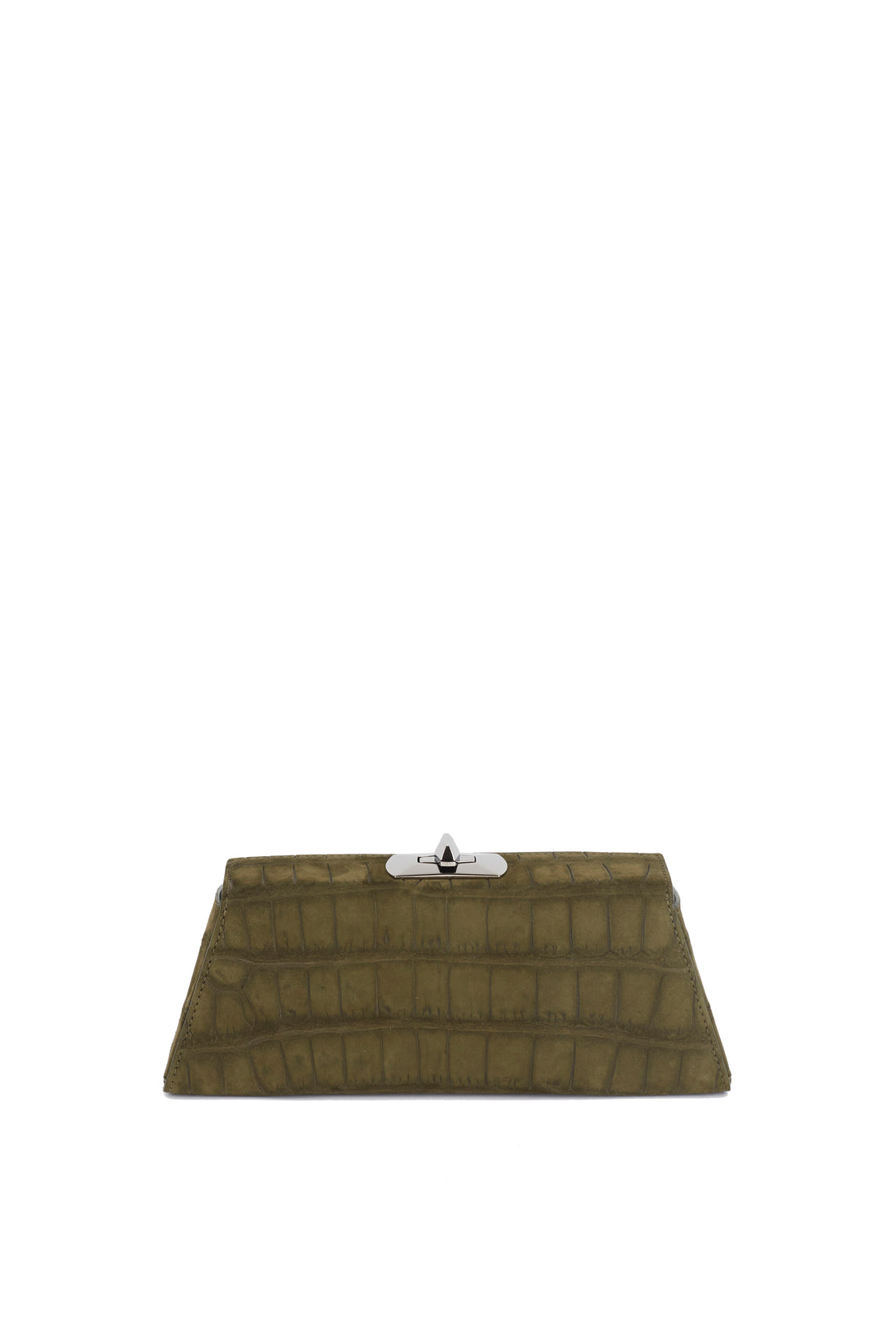 MINAL 22 - CROCODILE NUBUCK VERT MILITAIRE