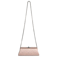 MINAL 22 - CRISTAUX SWAROVSKI® ET CABOCHON ROSE DE LIN