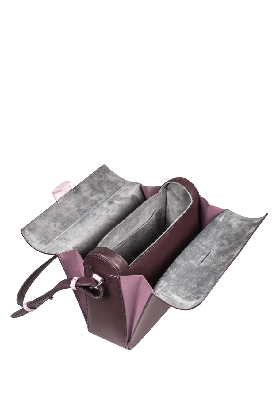 NORMA JEAN 23 - VEAU MAUVE ET AUTRUCHE ROSE