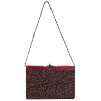 MINAL 18 - CRISTAUX ET SATIN BORDEAUX