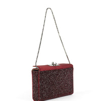 MINAL 18 - CRISTAUX ET SATIN BORDEAUX