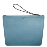 POCHETTE TRAPÈZE 29 - VEAU TURQUOISE