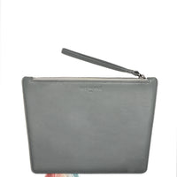POCHETTE TRAPÈZE - CROCODILE VERT D'EAU PATCH ARC EN CIEL