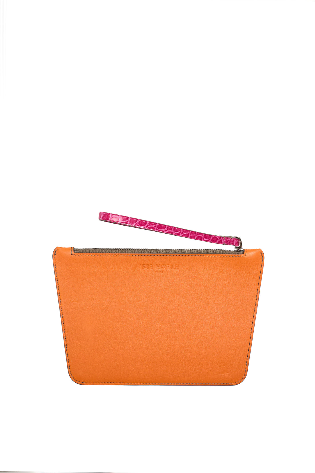 POCHETTE TRAPÈZE 22 - VEAU ORANGE