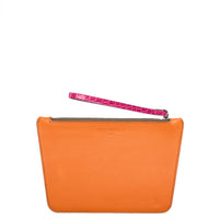POCHETTE TRAPÈZE 22 - VEAU ORANGE