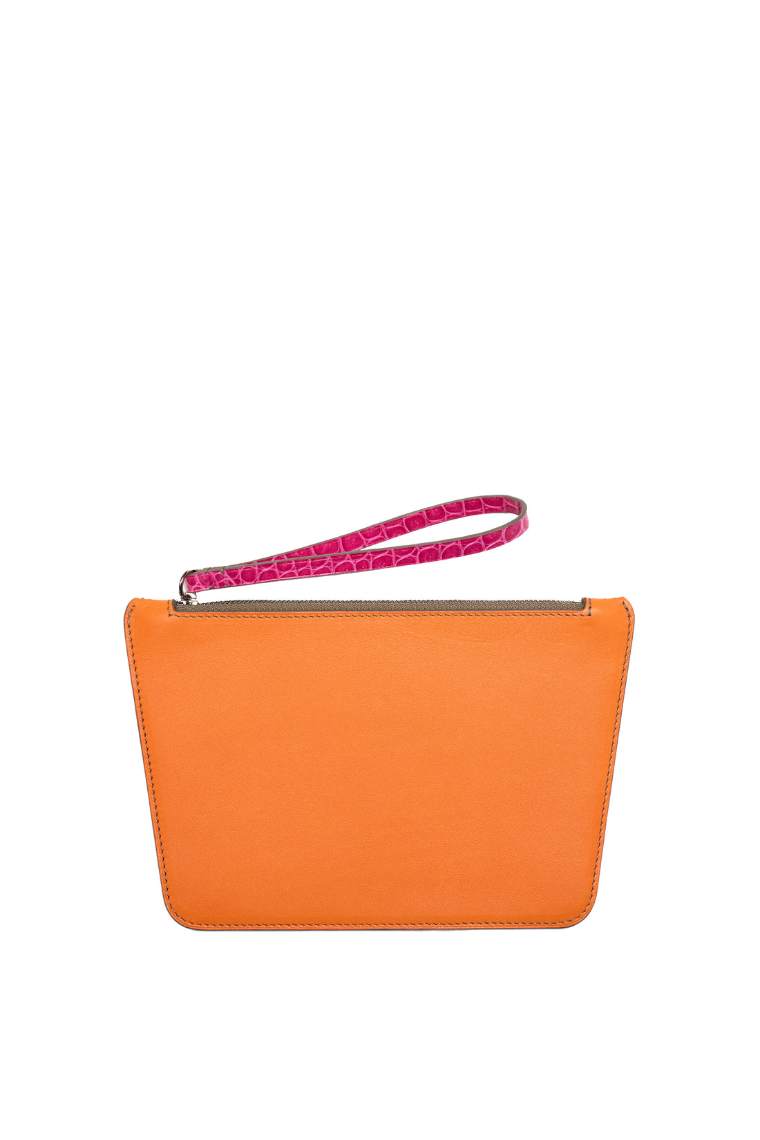 POCHETTE TRAPÈZE 22 - VEAU ORANGE