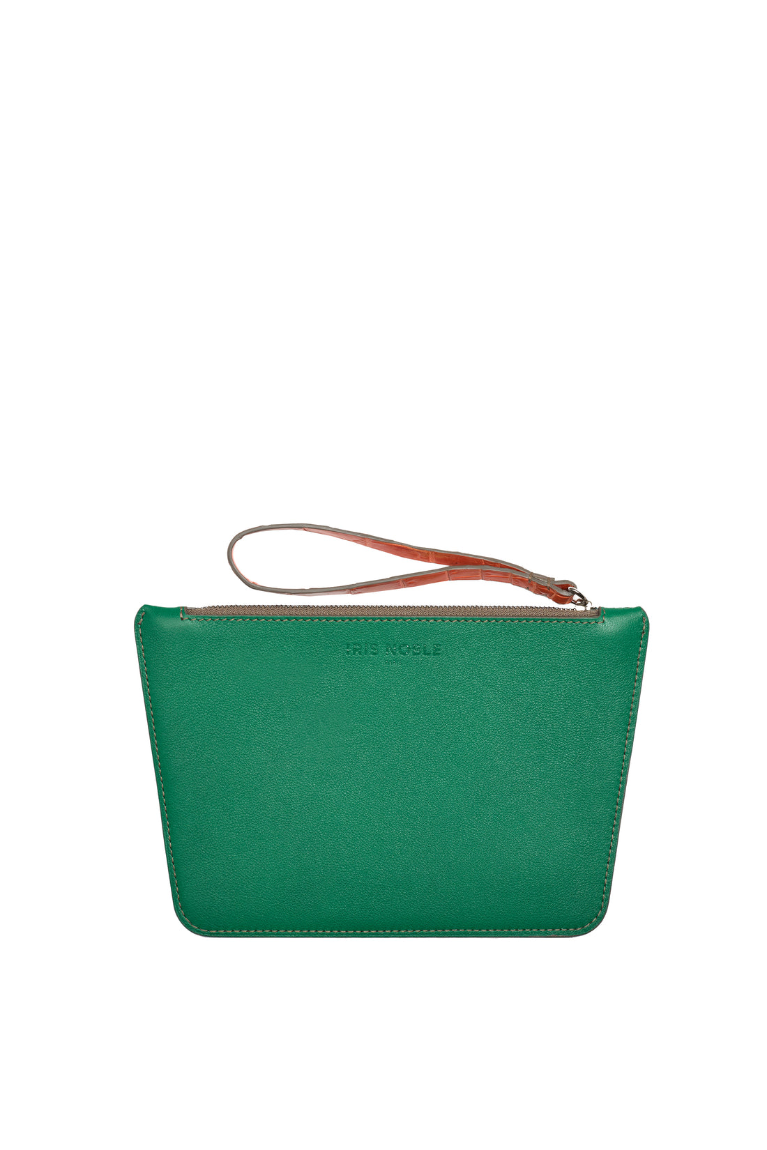 POCHETTE TRAPÈZE 22 - VEAU VERT